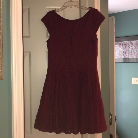 B Darlin Red Lace formal dress - Picture 3 of 3